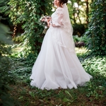 свадебное платье размер 44-46 на рост 164 + 7 см каблук