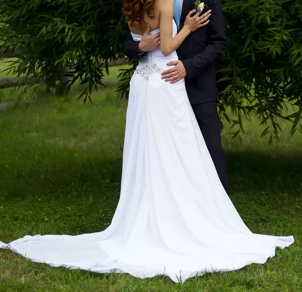 Свадебное платье с разрезом 2