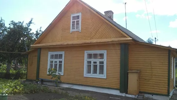 Одноэтажный деревянный жилой дом с участком,  г. Новогрудок